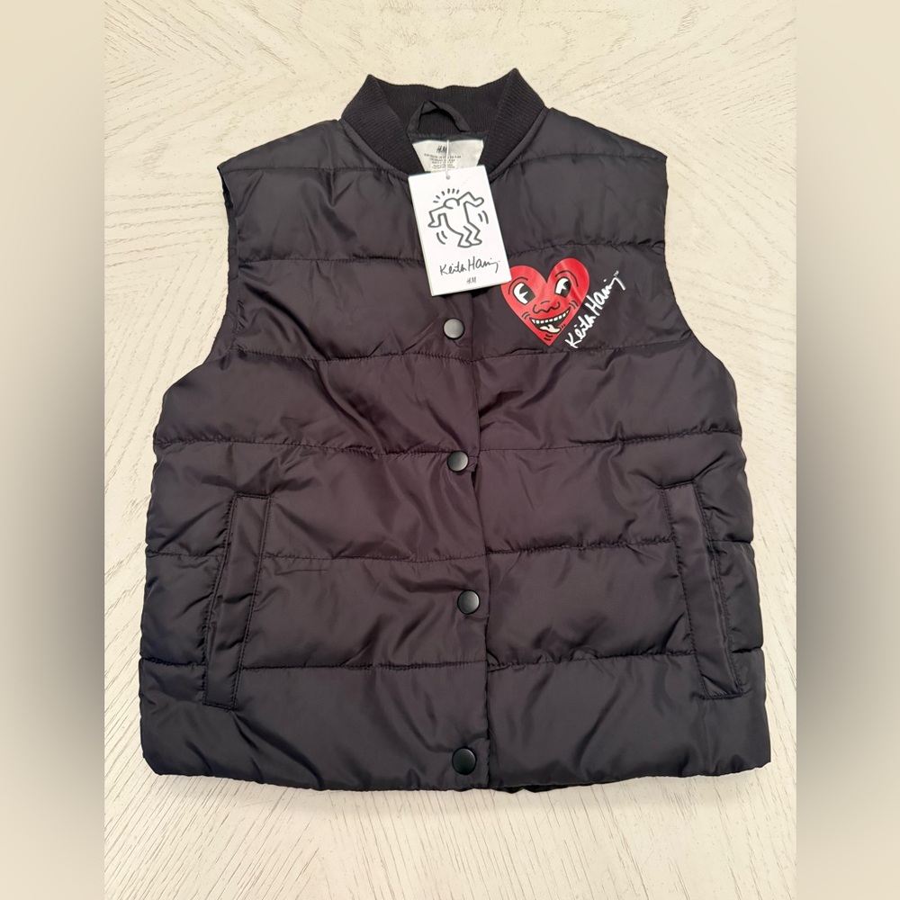 Hm Keith haring  little boy vest